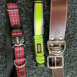 Kong And Tibet Large Dog Collars- Brand New