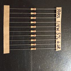 10 high premium 2.2 ohm resistors to bypass airbag  for BMW, Mercedes-Benz, Toyota, and Honda