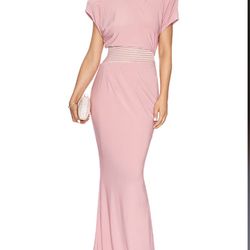 Zhivago Blush Pink Bond Gown Prom/Homecoming/Wedding Gown
