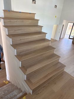 Vinyl flooring and laminate flooring