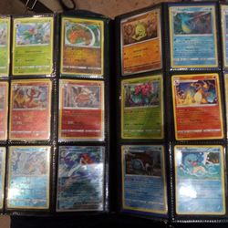 290 Pokemon Card Binder Collection 