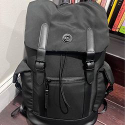 Joan & David Black Sport Nylon Backpack