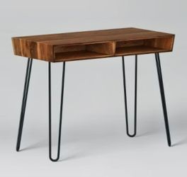 Project 62 Loring Wood Writing Desk with Hairpin Legs