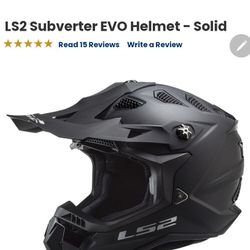 LS2 Subverter Evo Helmet Matte Black, Xl, Mens. 