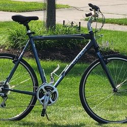 TREK 7300 - HYBRID BIKE W/A HEAD/SHOC - 60.96CM VERY TALL PERSON - SEAT SUSPENSION- 3×8 TUNED