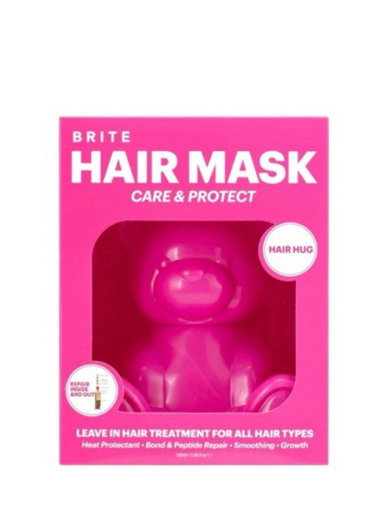 BRITE Bear Leave-In Hair Mask Cream 3.38 fl oz - Imperfect Box
