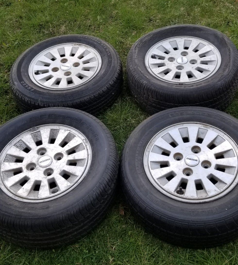 Mazda Rx-7 Rx7 GSL-SE Original Wheels 84-85 Excellent Condition