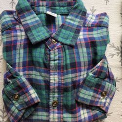 OLD NAVY SIZE 5T LONG SLEEVE SHIRT BOYS