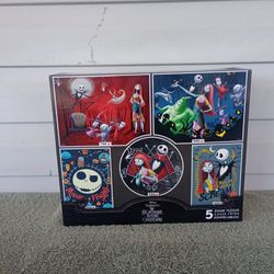 Ceaco - 5 in 1 Multipack - Disney - Tim Burton'S the Nightmare before Christmas