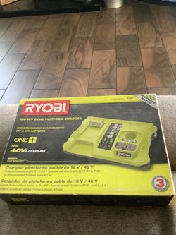 RYOBI 18V/40V DUAL PLATFORM CHARGER