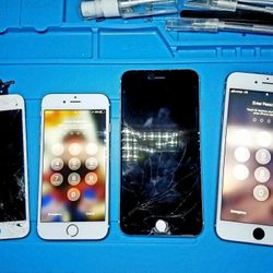 iPhone cracked screen