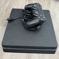 Excellent Condition PS4 with Controller and All Cables - Ready to Play!