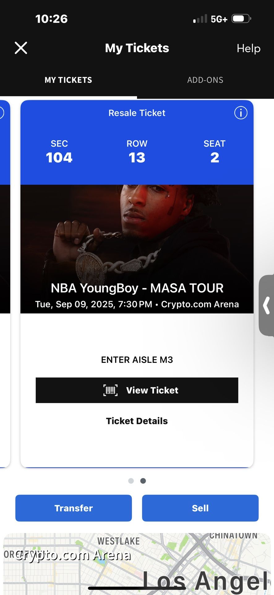 Youngboy Ticket