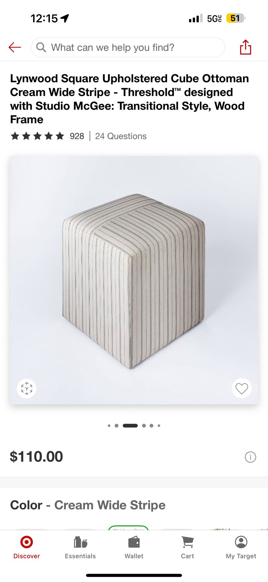 Cube Ottoman