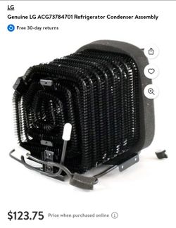 LG refrigerator condenser assembly