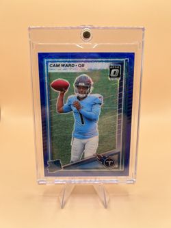 2025 Cam Ward Blue Optic Rookie Football Card🔥