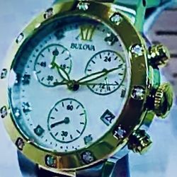 Ladies Bulova Maiden Lane  Watch - Retails $550