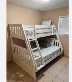 White Bunkbed