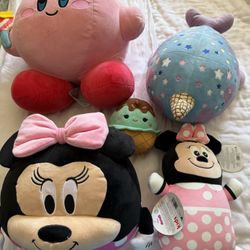 Stuffed Toys - Minnie Mouse And Squishmallow 