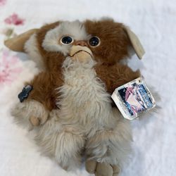 Applause Gremlins Gizmo Plush Stuffed Animal 1984 9" Brown White MPN 2392