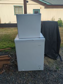 Freezer and small refrigerator