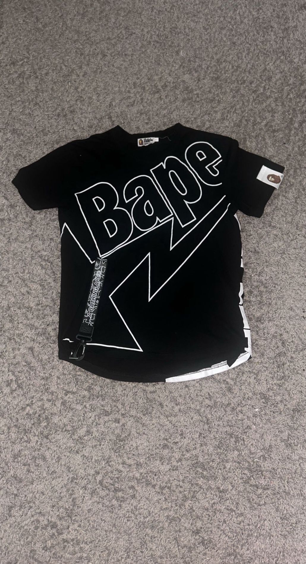 Bape Shirt W Keychain Size L Fits Like A Small