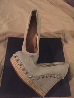 Tan Aldo wedges 8.5