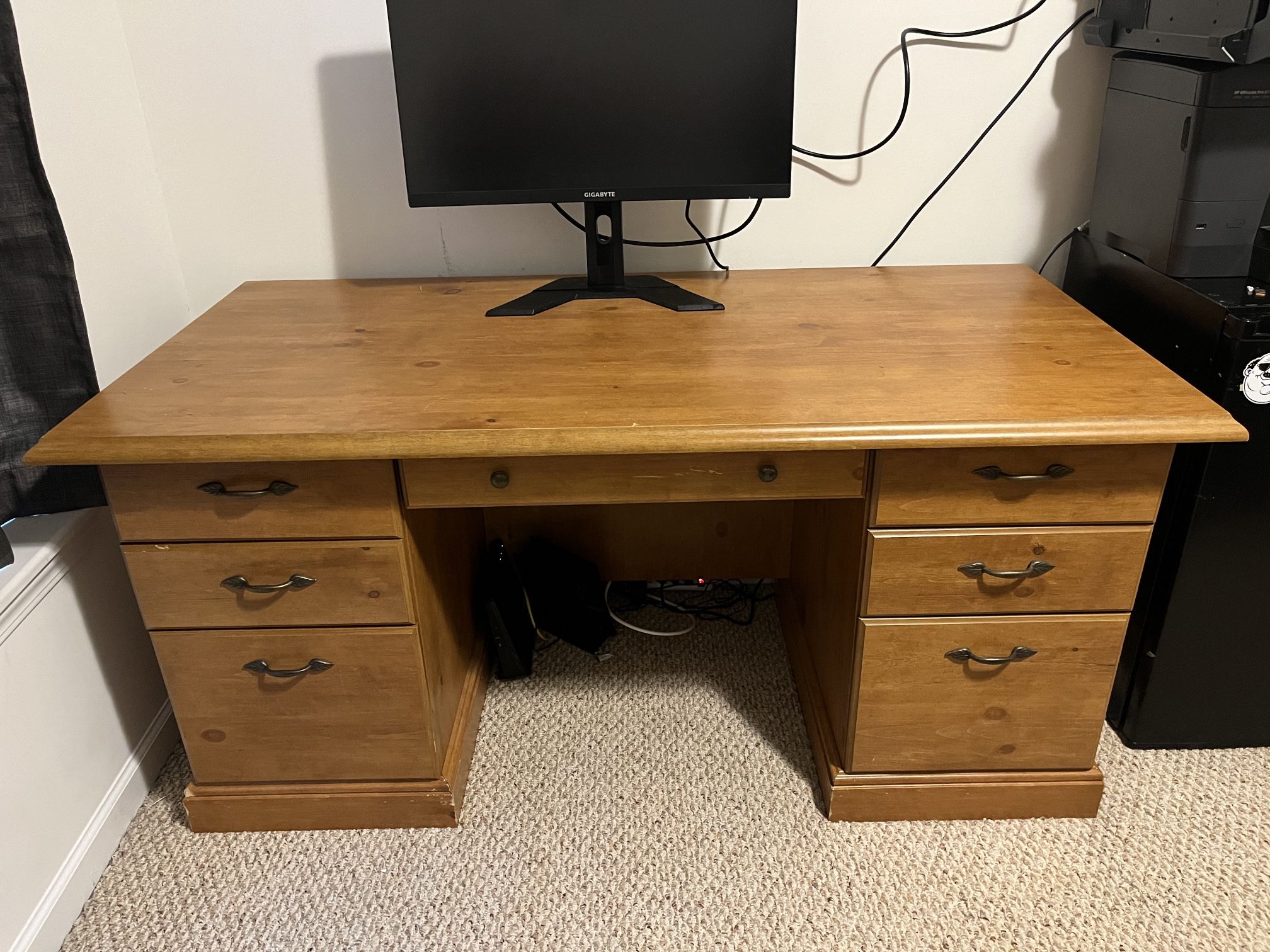 Multi-Drawer Office Desk