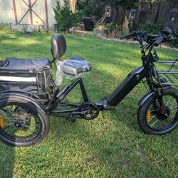 Forza Electric Trike (Foldable) – 25mph, Long Range, Like New!