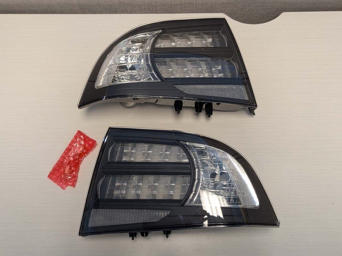 04-08 Acura TL Black / Clear Tail Lights