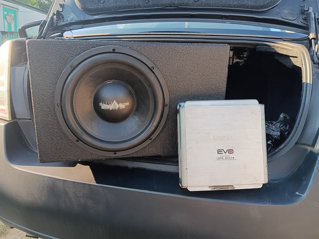 Skar 12 Inch Subwoofers & SSL EVO 1500.1 WATTS CLAS A/BMonoblock