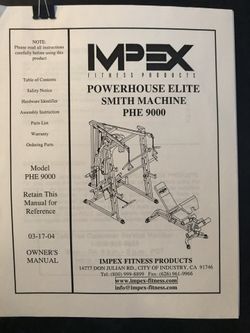 Powerhouse Elite Smith Machine PHE 9000 for Sale in Stanton CA