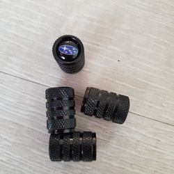 4 Tire Valve Caps _ Subaru