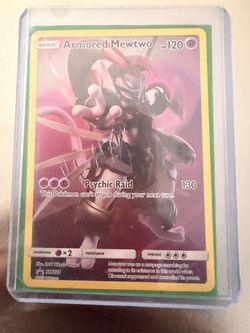 Pokémon card Armored MewTwo