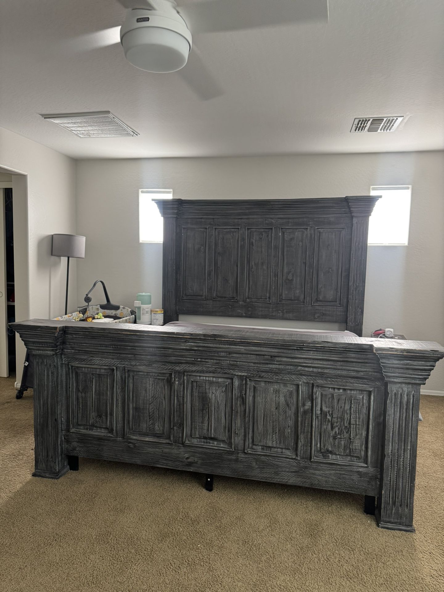 Isabella King Bed With Dresser And Entertainment Center