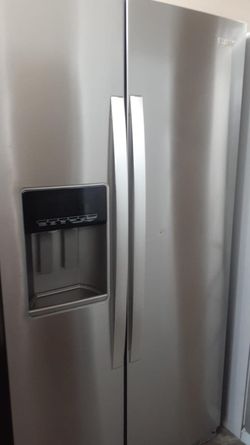 Whirlpool Side By Side Stainless Steel Fridge
