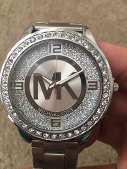 MK watch silver