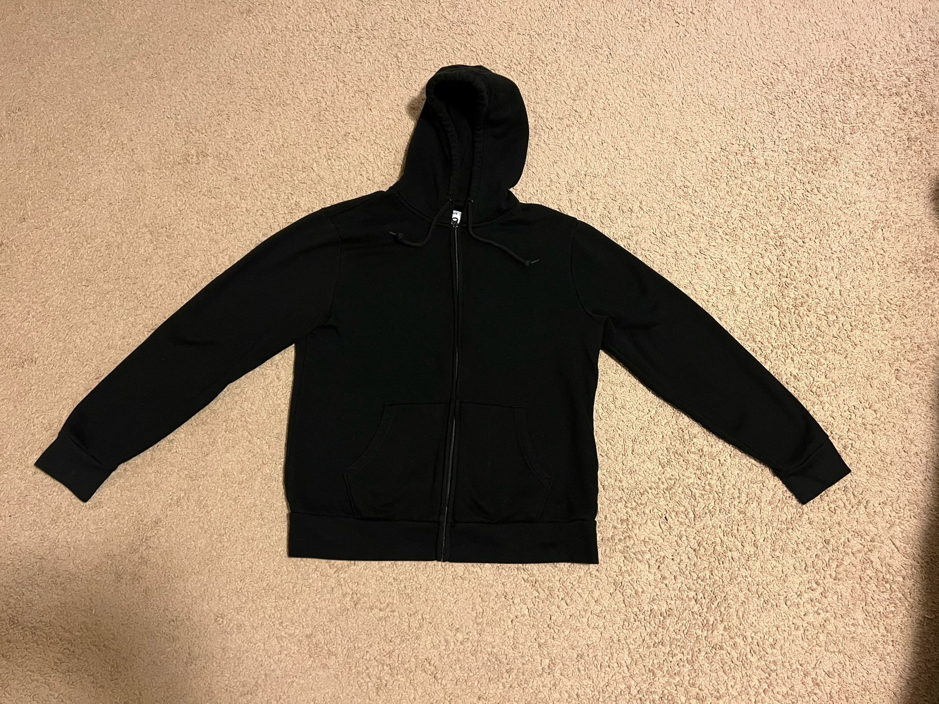 Old Navy Black Men’s Large Sweatshirt Hoodie Pullover Full Zip