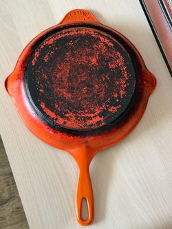 Le Creuset Cast Iron Skillet Orange 29