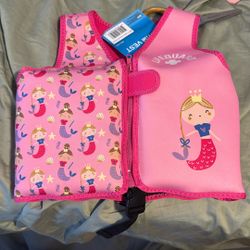 Little Mermaid  Life Jacket For Toddler