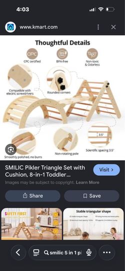Smilic 5 in 1 Pikler Climber Set