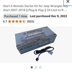 Remote start  For Jeep.  15