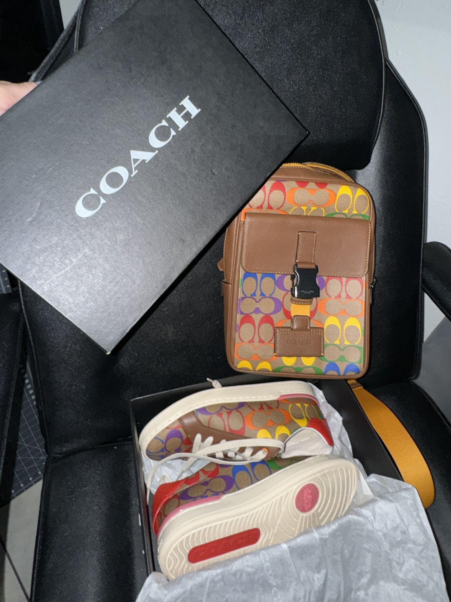 Coach Backpack & Sneakers Woman’s 8.5