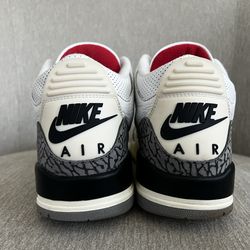 Air Jordan 3 retro OG White Cement Reimagined size 9
