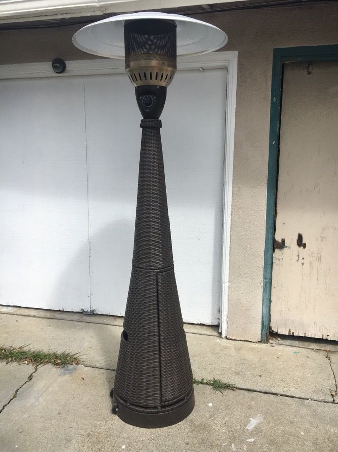 Andersen & stokke patio heater tapered wicker patio heater