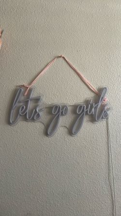 Led lets go girl light