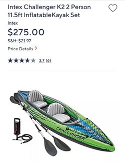 Two - Intex Inflatable Kayaks
