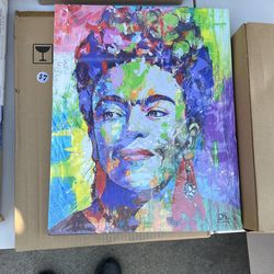 Frida Kahlo Art Canvas
