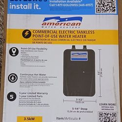 Electric Tankless Water Heater 