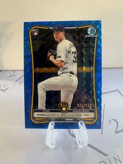 2026 Bowman Chrome - Jacob Misiorowski #65 Blue Geometric /150 (RC) (Z)